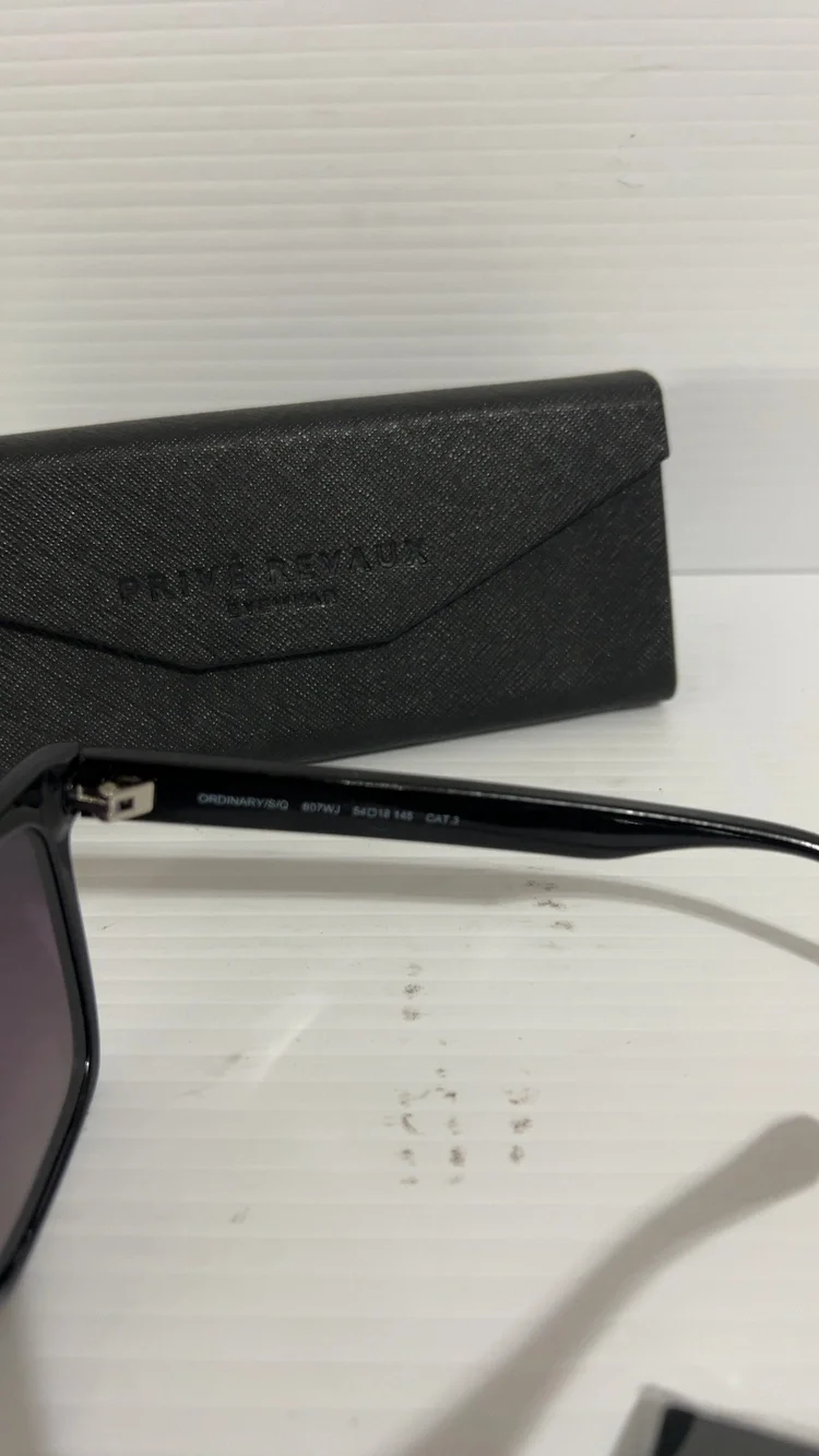 Prive Revaux Black Ordinary S/Q Sunglasses Cat 3